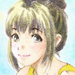 配布デジタル水彩ブラシでのサンプル画